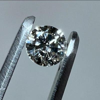 GIA Certified Round Brilliant .33 CT I1 Loose Natural Diamond with Appraisal