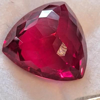 Lab Grown Ruby Gemstone 10 cts.