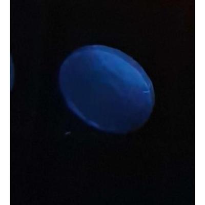 Lab Grown Blue Sapphire 10.10 cts