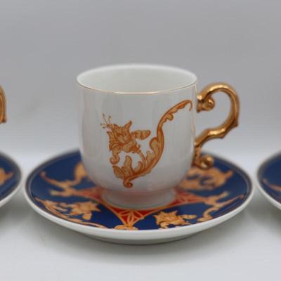 Imperial “Italian Design by Antonio” Demitasse Cups & Saucers
