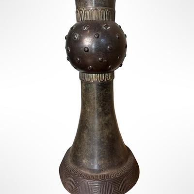 Montaage Etched Metal Trumpet Vase – Made in India