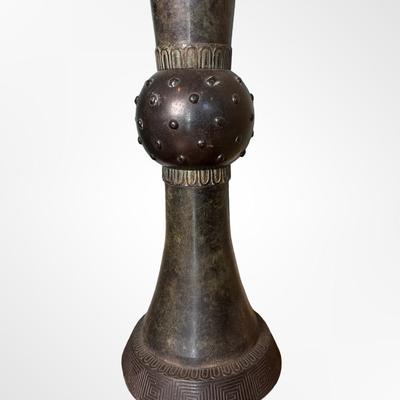 Montaage Etched Metal Trumpet Vase – Made in India