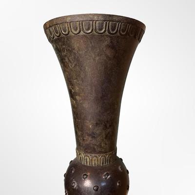 Montaage Etched Metal Trumpet Vase – Made in India