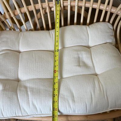 High Back Rattan Lounge Chair with Cushion (2 of 2)