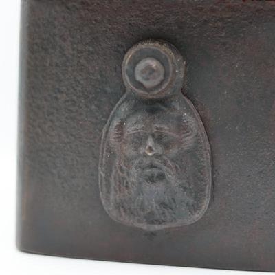 Antique Charcoal Coal Box Iron