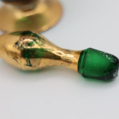 Murano Hand Blown Art Glass Decanter & 6 Cordial Stems