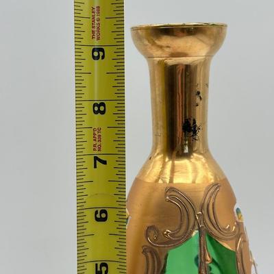 Murano Hand Blown Art Glass Decanter & 6 Cordial Stems