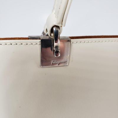 LOT 226MBL: Salvatore Ferragamo Purse with Dust Bag & Silk Scarf