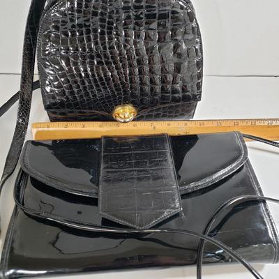 LOT 227MBL: Black Patent Leather Bags by Rodo & Caprice