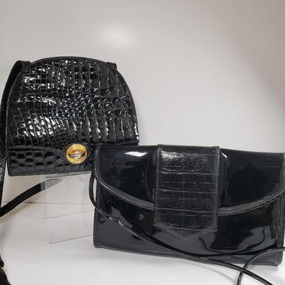 LOT 227MBL: Black Patent Leather Bags by Rodo & Caprice
