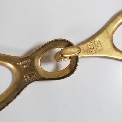 LOT 229MBL: Collection of Vintage Belts; One Artist Signed