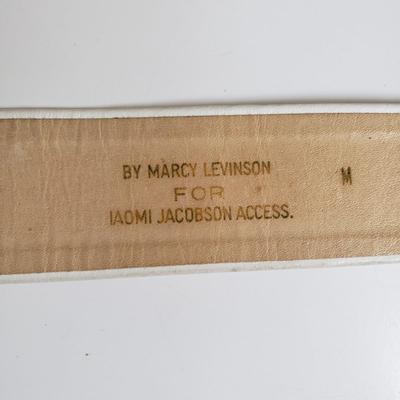 LOT 229MBL: Collection of Vintage Belts; One Artist Signed