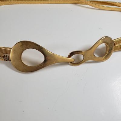 LOT 229MBL: Collection of Vintage Belts; One Artist Signed