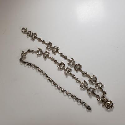 LOT 229MBL: Collection of Vintage Belts; One Artist Signed