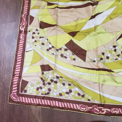 LOT 231MBL: Emilio Pucci Silk Scarf