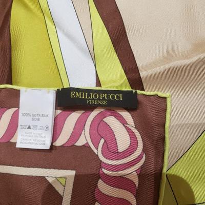 LOT 231MBL: Emilio Pucci Silk Scarf