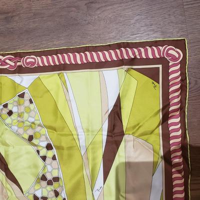 LOT 231MBL: Emilio Pucci Silk Scarf