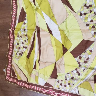 LOT 231MBL: Emilio Pucci Silk Scarf
