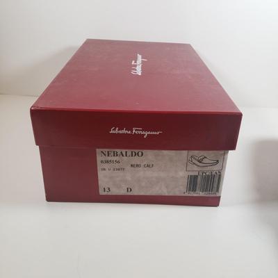 LOT 233M: Salvatore Ferragamo Size 13 Loafers with Box