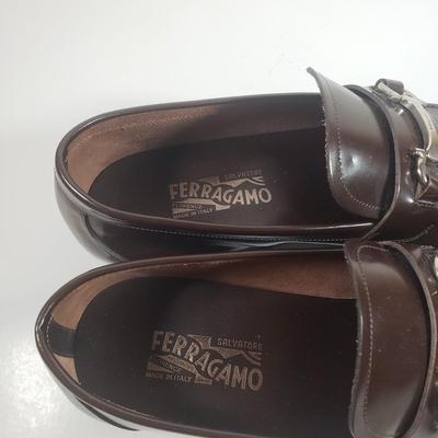 LOT 233M: Salvatore Ferragamo Size 13 Loafers with Box