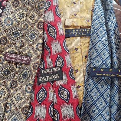 LOT 234M: Collection of Men's Ties: Lanvin, Balmain, Prochownick & Others