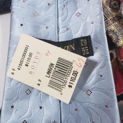 LOT 234M: Collection of Men's Ties: Lanvin, Balmain, Prochownick & Others