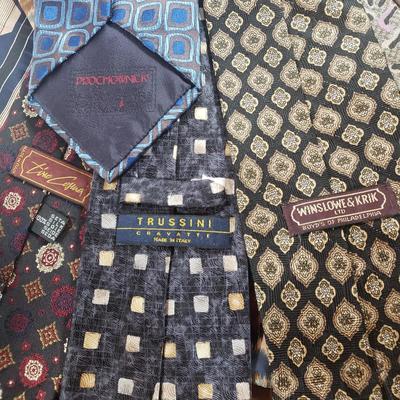 LOT 234M: Collection of Men's Ties: Lanvin, Balmain, Prochownick & Others