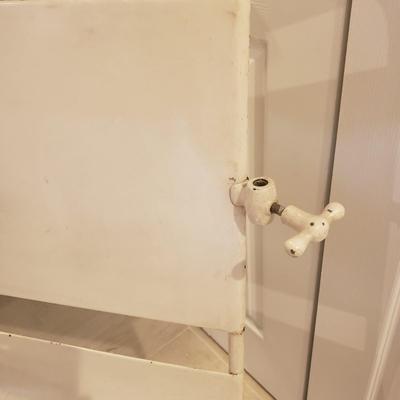 LOT 235B: Antique Metal Medical Chair