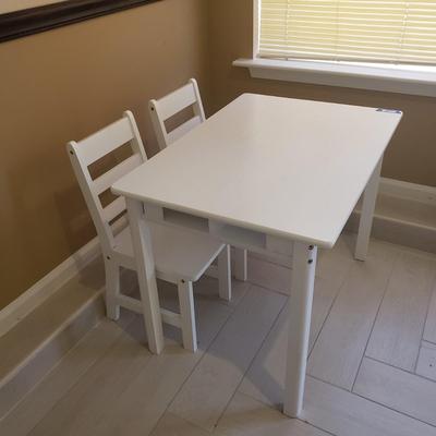 LOT 238B: Kids Table & Chair Set with Assortment of Unopened Crafts, Puzzles & Books