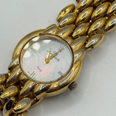 LOT 254J: Goldtone Quartz Watches: Little Switzerland, Bulova & Seiko