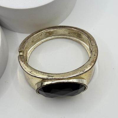 LOT 284J: Collection of Hinged Bangle Bracelets