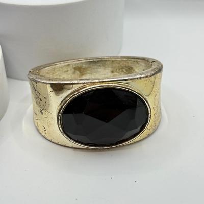 LOT 284J: Collection of Hinged Bangle Bracelets