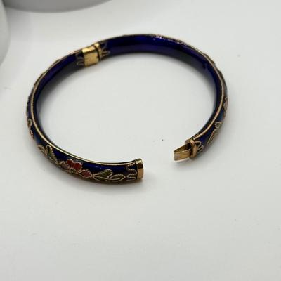 LOT 284J: Collection of Hinged Bangle Bracelets