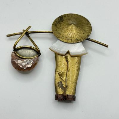 LOT 286J; Collection of Pins & Brooches: Fabrice Paris, Artisan & More