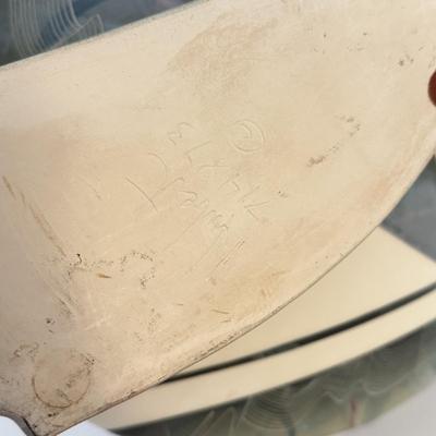 LOT 288F: SIGNED 714873 Tom Hubert 1980s Memphis Era Art Deco Pottery Sculpture Bowl