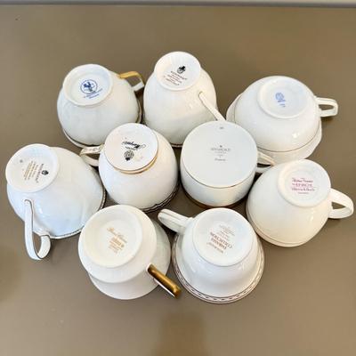 LOT 289F: Collection of Gold Rim Fine China: Wedgwood, Limoges, Mikasa & More