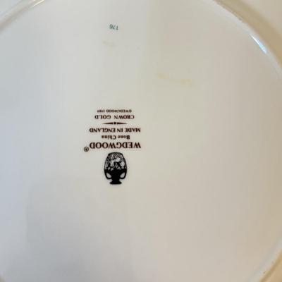 LOT 289F: Collection of Gold Rim Fine China: Wedgwood, Limoges, Mikasa & More