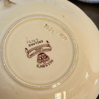 LOT 290F: Collection of Fine China Plates & Teacups: Wedgwood, Limoges, Mason’s & More