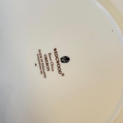 LOT 290F: Collection of Fine China Plates & Teacups: Wedgwood, Limoges, Mason’s & More