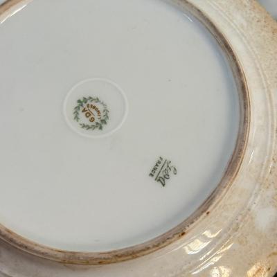 LOT 290F: Collection of Fine China Plates & Teacups: Wedgwood, Limoges, Mason’s & More
