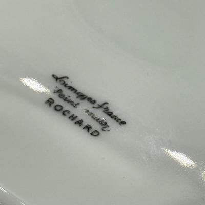 LOT 294F: Limoges France Rochard Porcelain Sleeping Couple Trinket Box