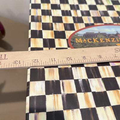 LOT 328F: Mackenzie-Childs Bird Teapot w/ Large Box