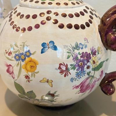 LOT 328F: Mackenzie-Childs Bird Teapot w/ Large Box