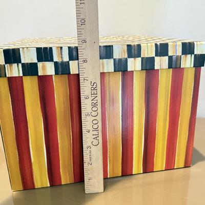 LOT 328F: Mackenzie-Childs Bird Teapot w/ Large Box