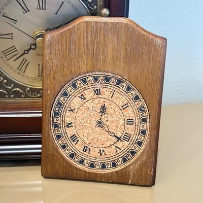 LOT 330: Hamilton Sangamo Synchronous Motor Clock Style S-404, Brass Candle Stick & More