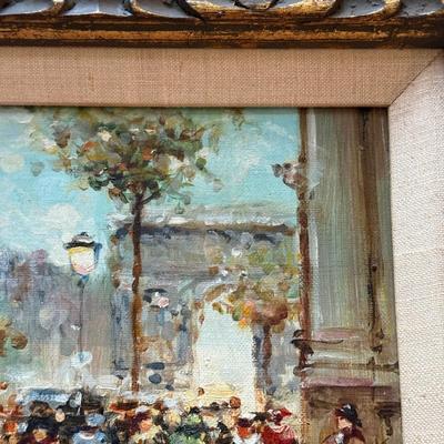 LOT 333F: Small Artist Signed Oil Painting