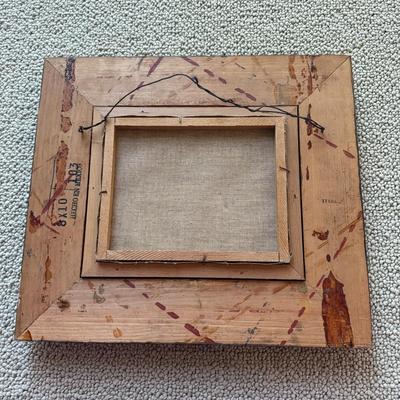 LOT 333F: Small Artist Signed Oil Painting