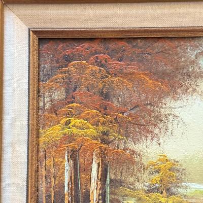LOT 337F: Artist Signed Oil Painting