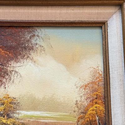 LOT 337F: Artist Signed Oil Painting