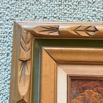 LOT 337F: Artist Signed Oil Painting